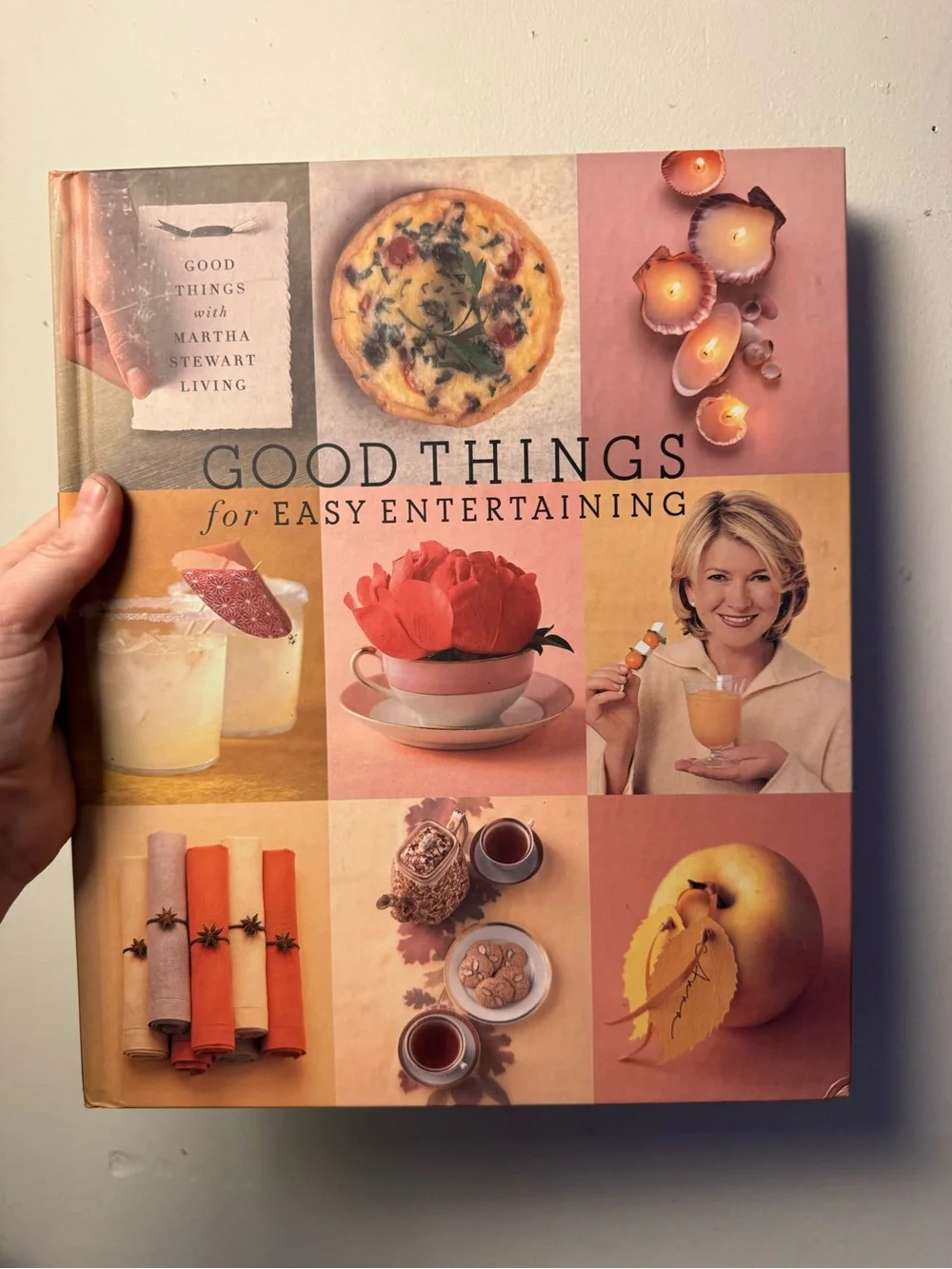 Martha Stewart Soft Pink & Peach Entertaining Cookbook